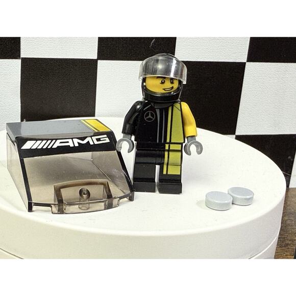 LEGO SPEED CHAMPIONS 75877 Mercedes-AMG GT3 INCOMPLETE MISSING PARTS - Mini Fig - Picture 5 of 11